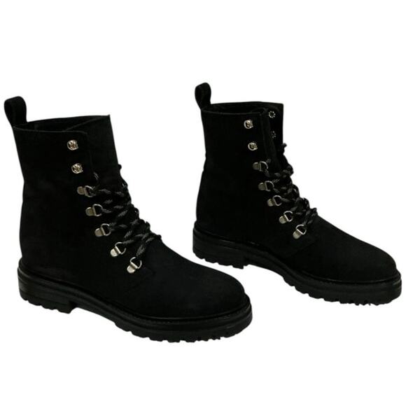 Jenni Kayne Oiled Leather Mountain Boots Black Size 38 Sold Out Blogger Fav - Picture 4 of 13